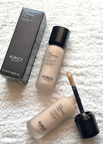 KIKO Milano Full Coverage 2'si 1 Arada Fondöten & Kapatıcı