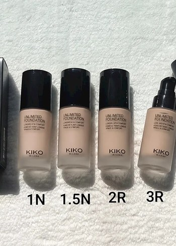 KIKO Unlimited Foundation Açık Bej Tonlar