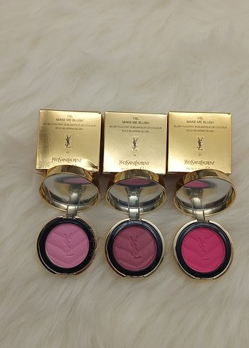 Yves Saint Laurent Parlak Pembe Allık Seti