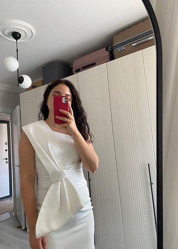 Beyaz nişan nikah elbisesi - Görsel 4