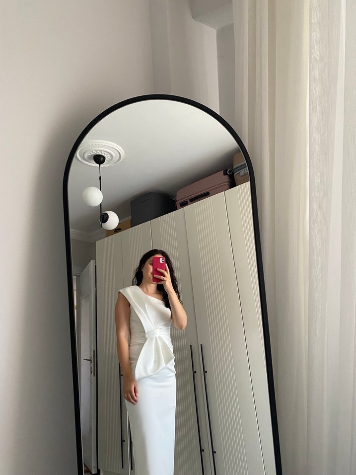 Beyaz nişan nikah elbisesi - Görsel 5