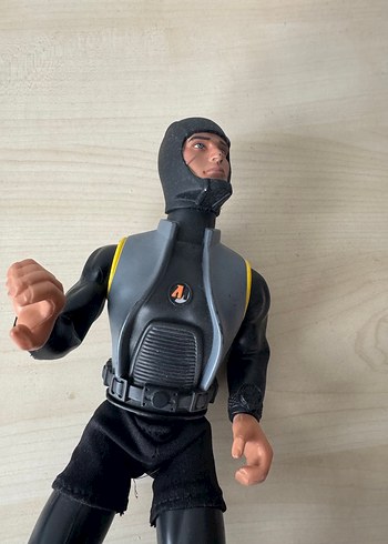 Gri ve Siyah Dalgıç Aksiyon Figürü, Actionman - Görsel 3