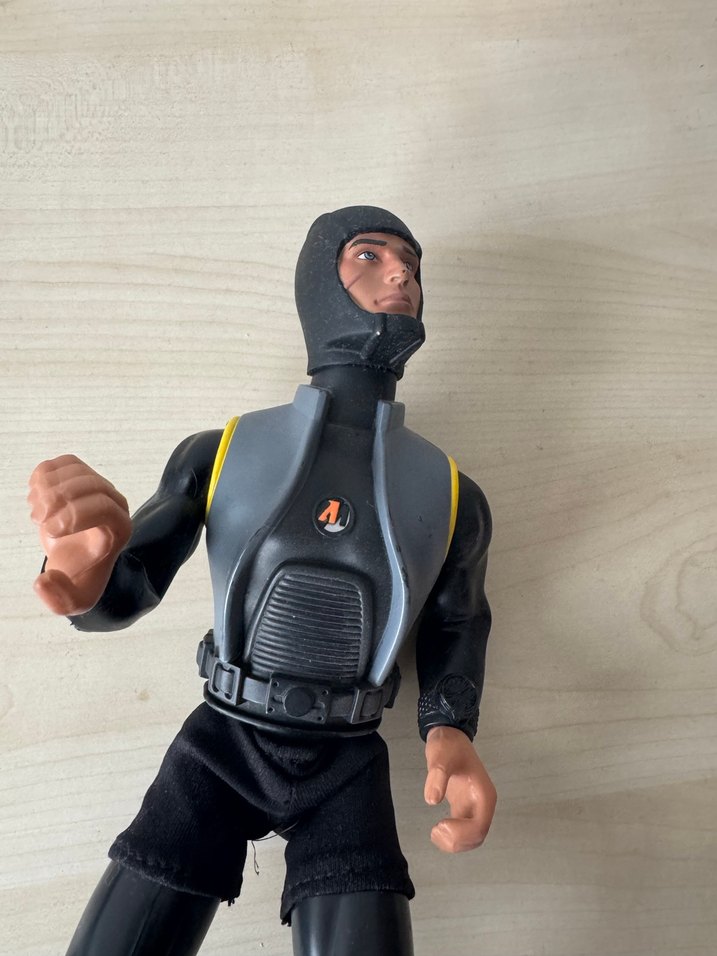 Gri ve Siyah Dalgıç Aksiyon Figürü, Actionman - Görsel 3