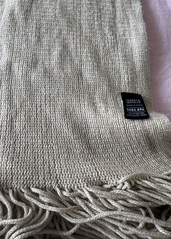 Bohem Örgü Kadın Şal - Haki Tonlar - Görsel 2