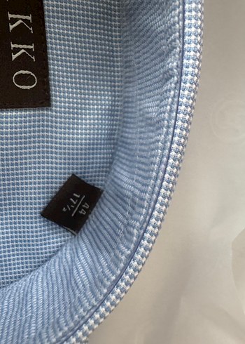 Mavi Desenli Erkek Kravat ve gömlek , vakko - Görsel 2