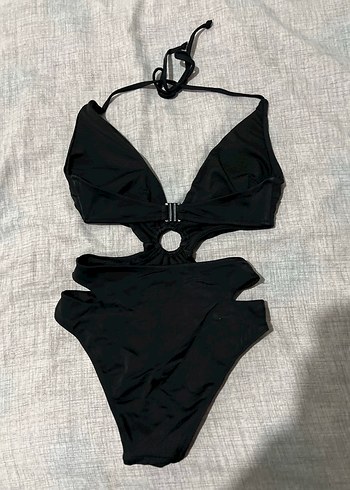 Siyah Bağcıklı Mayokini - Görsel 3