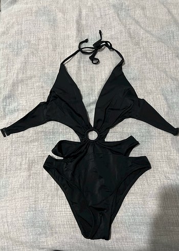 Siyah Bağcıklı Mayokini - Görsel 2