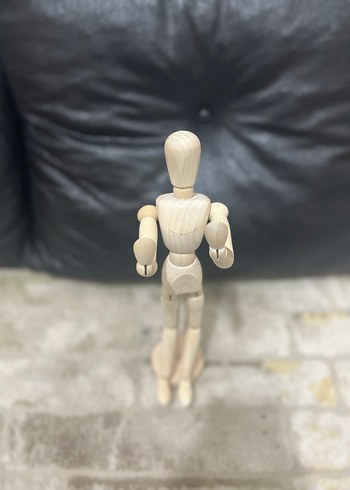 Flying Tiger Ahşap İnsan Modeli 30 cm - Görsel 2