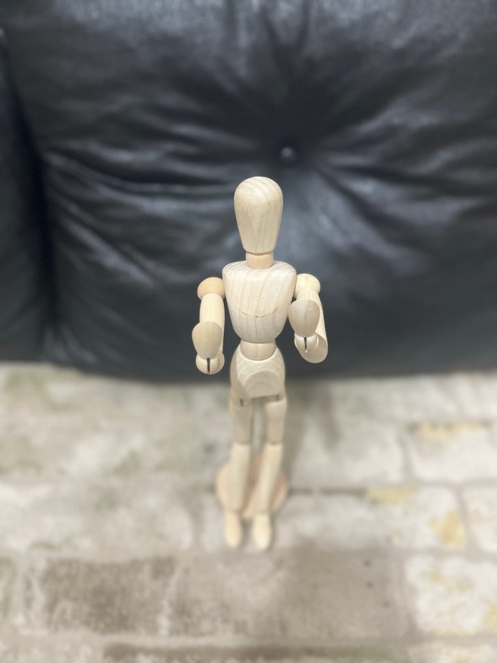 Flying Tiger Ahşap İnsan Modeli 30 cm - Görsel 2
