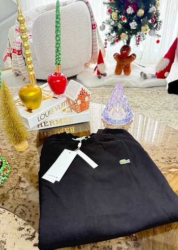 Siyah Kadın Uzun Kollu Sweatshirt - Görsel 4