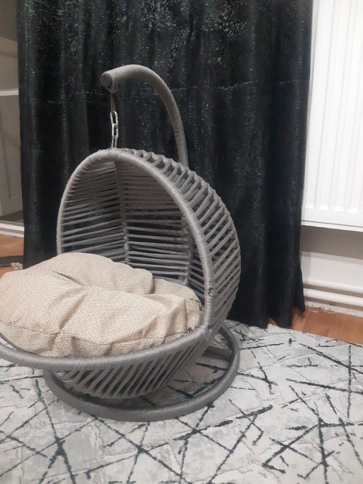 Gri Sepet Salıncak Minderli - Görsel 2