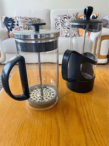 Beden yeşil Renk cam demlik, french press
