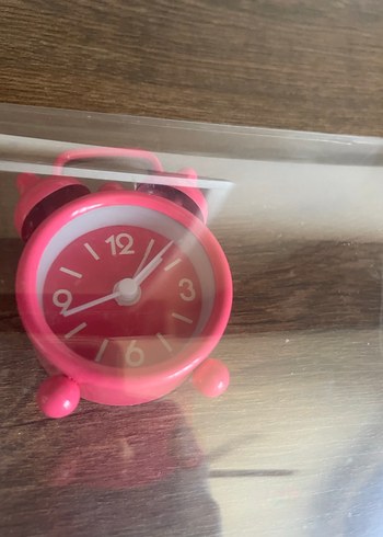 Renkli Pembe Masa Saati - Görsel 2