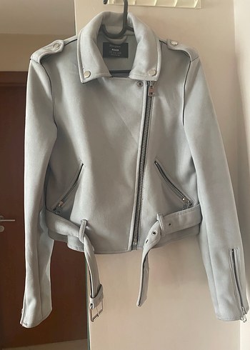 Bershka Süet Kadın Ceket small - Görsel 2