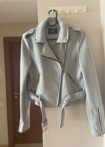 Bershka Süet Kadın Ceket small - Görsel 3