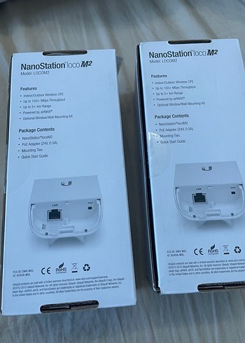 Ubiquiti NanoStation loco M2 Beyaz 2.4 GHz 150+ Mbps - Görsel 3