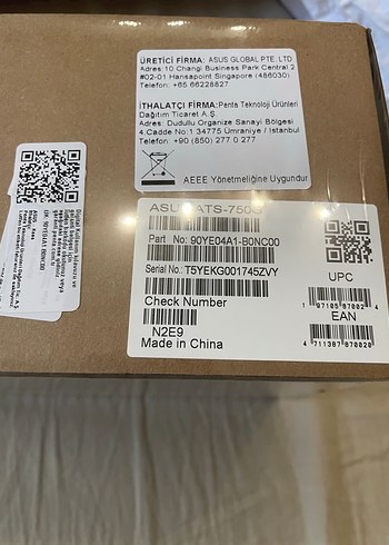 ASUS 750w ats 80+gold guc kaynagi sifir grantili - Görsel 2