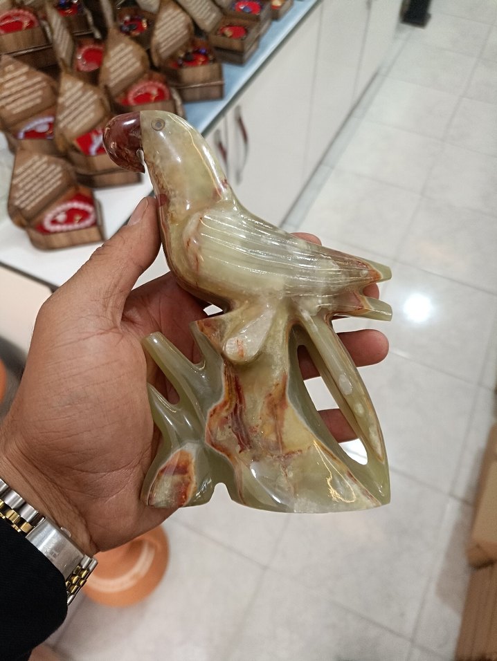 Onix Dogaltas  El yapımı Papagan Figuru - Görsel 4