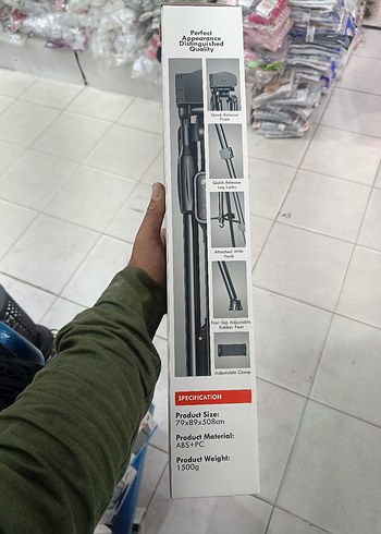 Blic NP-88101 Ayarlanabilir 1.5M Tripod Siyah - Görsel 2