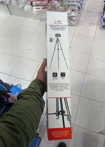 Blic NP-88101 Ayarlanabilir 1.5M Tripod Siyah - Görsel 3