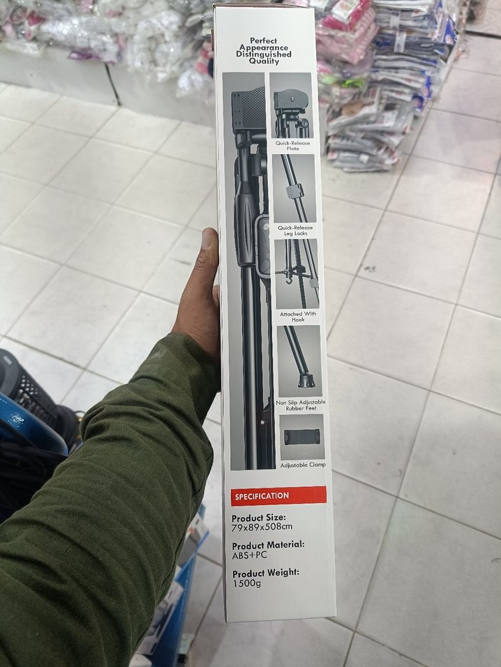 Blic NP-88101 Ayarlanabilir 1.5M Tripod Siyah - Görsel 2