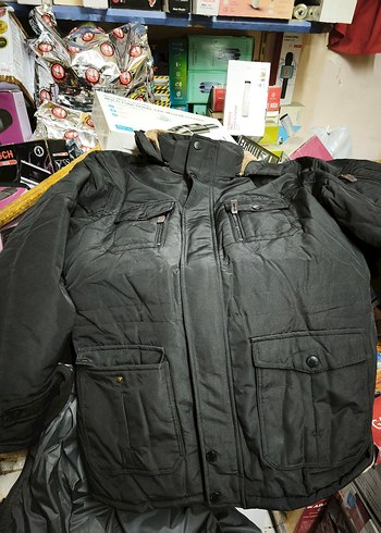 UK-JEEP Kürklü  Kapüşonlu Erkek Mont - Görsel 8