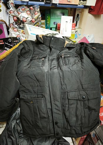 UK-JEEP Kürklü  Kapüşonlu Erkek Mont - Görsel 7