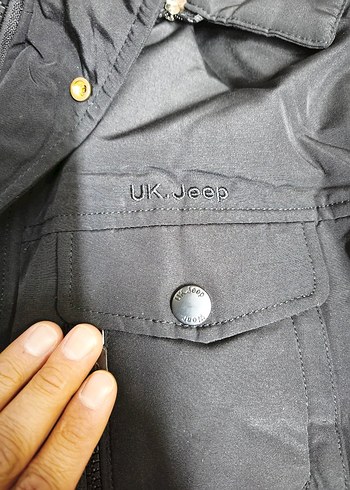 UK-JEEP Kürklü  Kapüşonlu Erkek Mont - Görsel 4