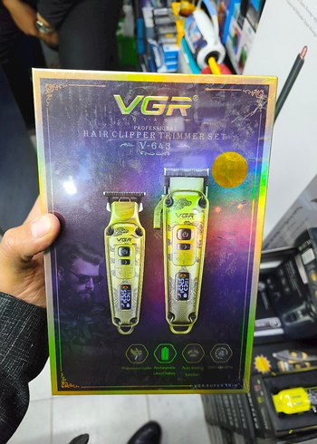 VGR V-643 Altın Renkli Saç Kesme ve Tıraş Makinesi Seti - Görsel 2