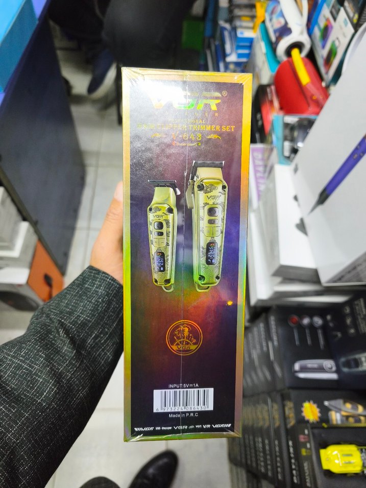 VGR V-643 Altın Renkli Saç Kesme ve Tıraş Makinesi Seti - Görsel 3