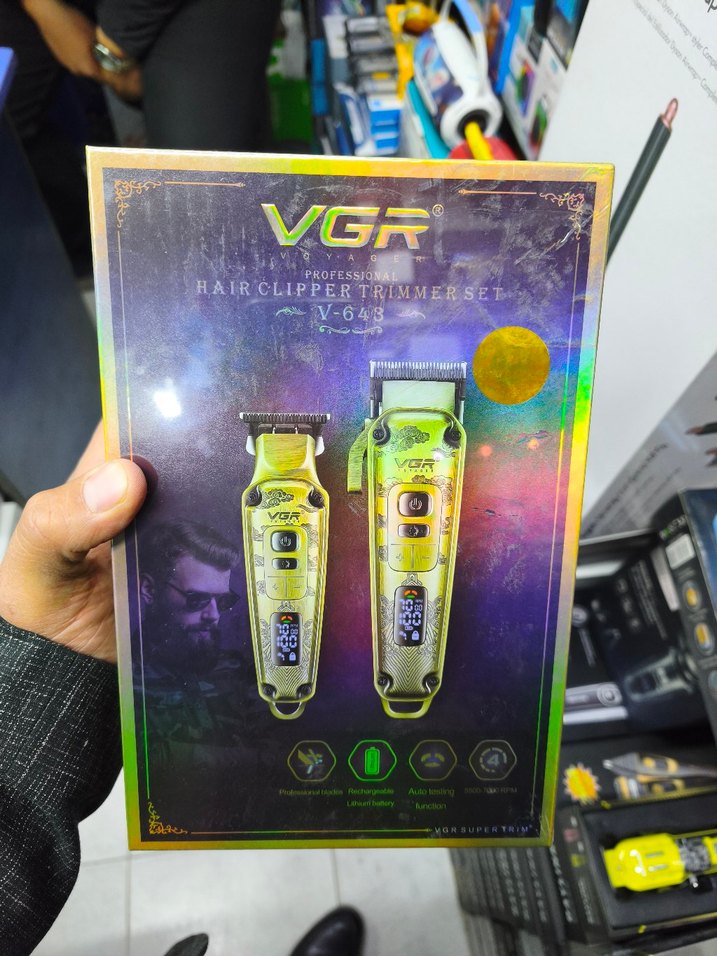 VGR V-643 Altın Renkli Saç Kesme ve Tıraş Makinesi Seti - Görsel 2