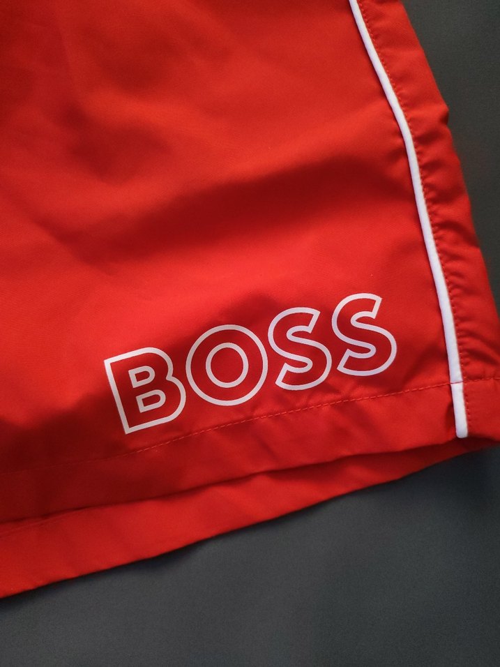 Hugo Boss Kırmızı BOSS Erkek Mini Şort orjinal - Görsel 2