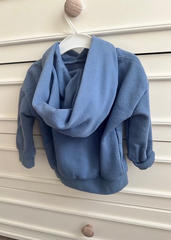 12-18 Ay Beden mavi Renk GAP Marka Bebek Sweatshirt