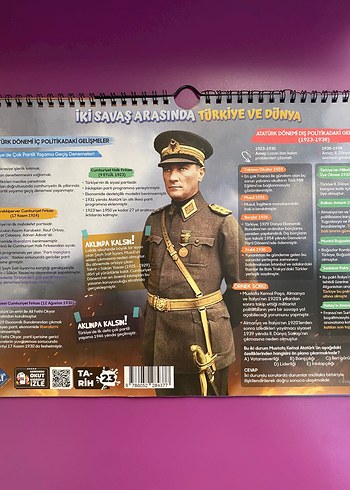  Beden Renk TYT Tarih Anlatımlı Poster Notlar (9-10. Sınıf)
