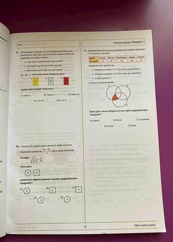 Beden Renk 8 TYT Matematik Deneme Sınavı Kitabı