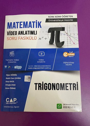 Trigonometri Soru Fasikülü Çap yayınları