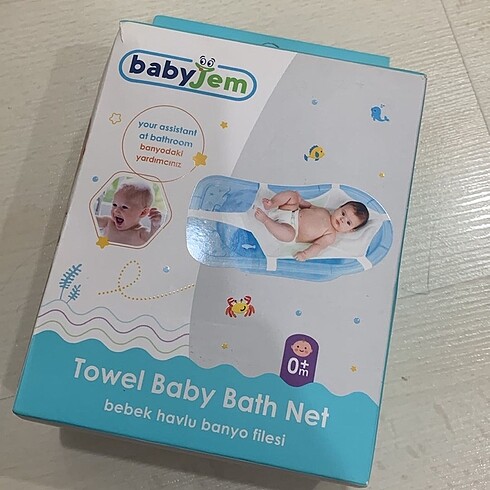 Babyjem Bebek Havlu Banyo Filesi