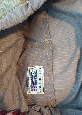 Beden Oldcotton Haki ve Kahverengi Kamuflajlı Sırt Çantası