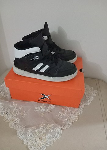 Erkek Çocuk Siyah Spor Ayakkabı Velcro