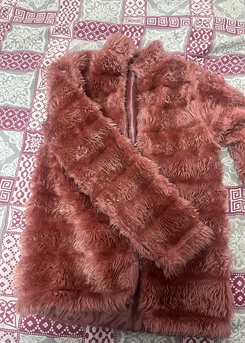 Gül kurusu ( Tarçın Alt Tonlu) Midi boy kürk - Görsel 2