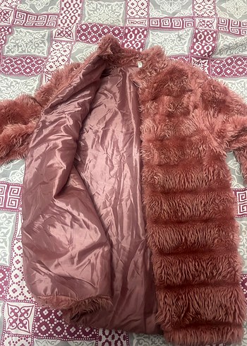 Gül kurusu ( Tarçın Alt Tonlu) Midi boy kürk - Görsel 3