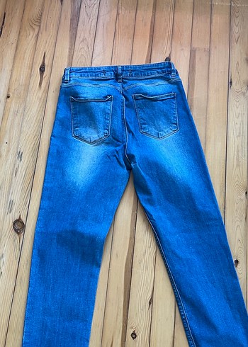 LC Waikiki Mavi Parlak LCW Kadın Jean Pantolon