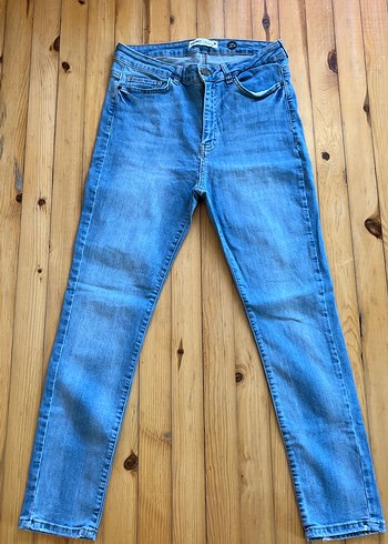 Mavi Midi Boy Regular Fit Kadın Kot Pantolon