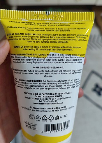 Sıfır . Adet Fiyatı RS Peeling Jel ve Güneş Kremi Seti - Görsel 11