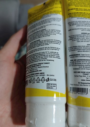 Sıfır . Adet Fiyatı RS Peeling Jel ve Güneş Kremi Seti - Görsel 5