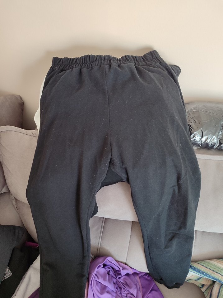 Rahat Kesim SiyahEşofman Altı - Görsel 2