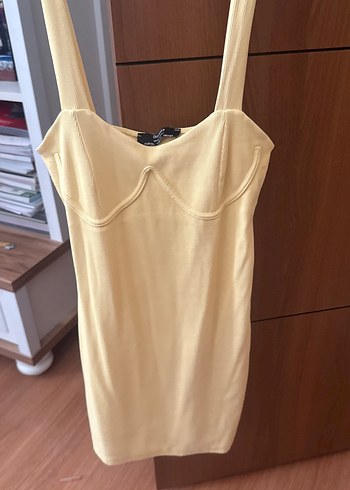 butter yellow elbise