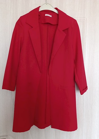 Kırmızı blazer ceket