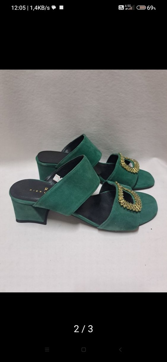 Yeni Defosuz kaliteli işçilik ve malzeme Topuklu Terlik k515 - Görsel 3