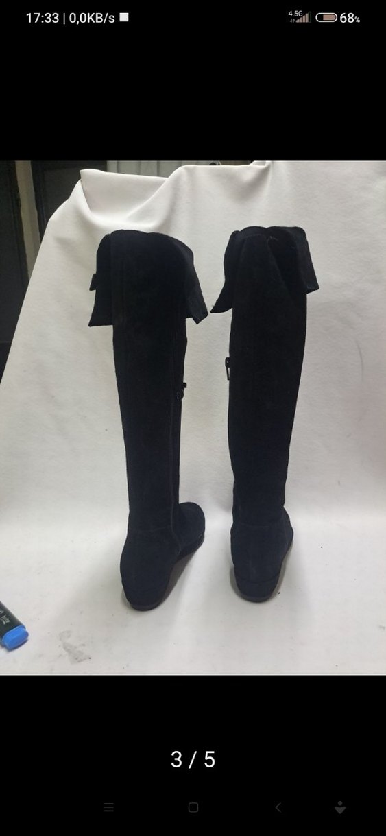 Yeni Defosuz süet Dizüstü çizme kd530 kaliteli işçilik - Görsel 3